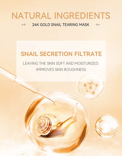 Laikou 24K Gold Snail Active Collagen Facial Peeling Mask