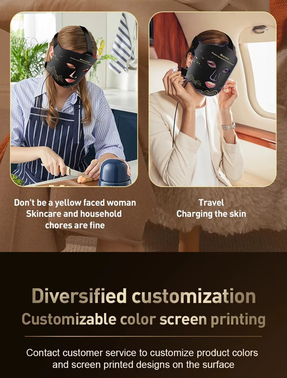 Vilnason 4 In 1 Silicone Anti Aging Advanced Photon Mask