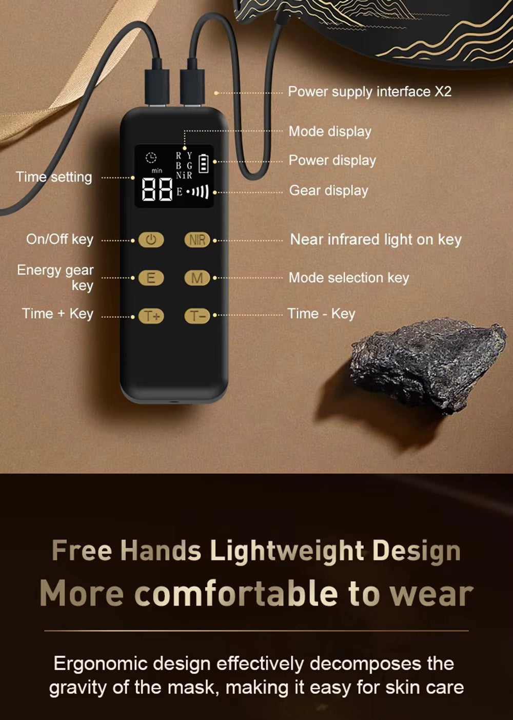 Vilnason 4 In 1 Silicone Anti Aging Advanced Photon Mask