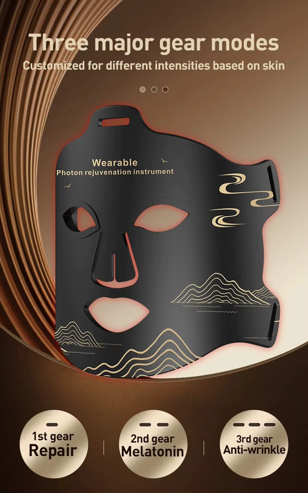 Vilnason 4 In 1 Silicone Anti Aging Advanced Photon Mask