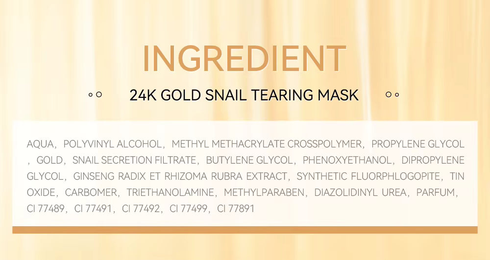 Laikou 24K Gold Snail Active Collagen Facial Peeling Mask