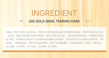 Laikou 24K Gold Snail Active Collagen Facial Peeling Mask