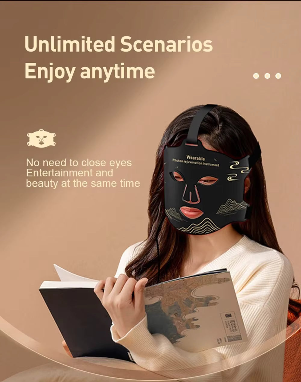 Vilnason 4 In 1 Silicone Anti Aging Advanced Photon Mask