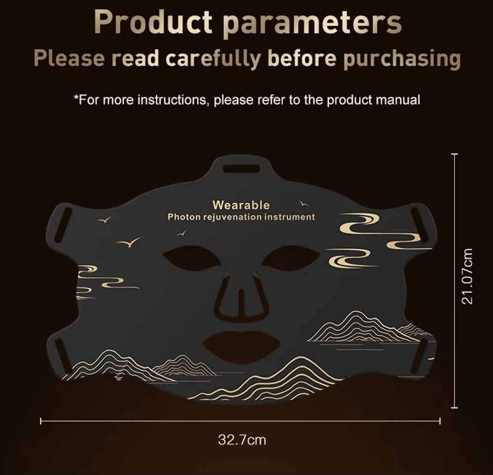 Vilnason 4 In 1 Silicone Anti Aging Advanced Photon Mask